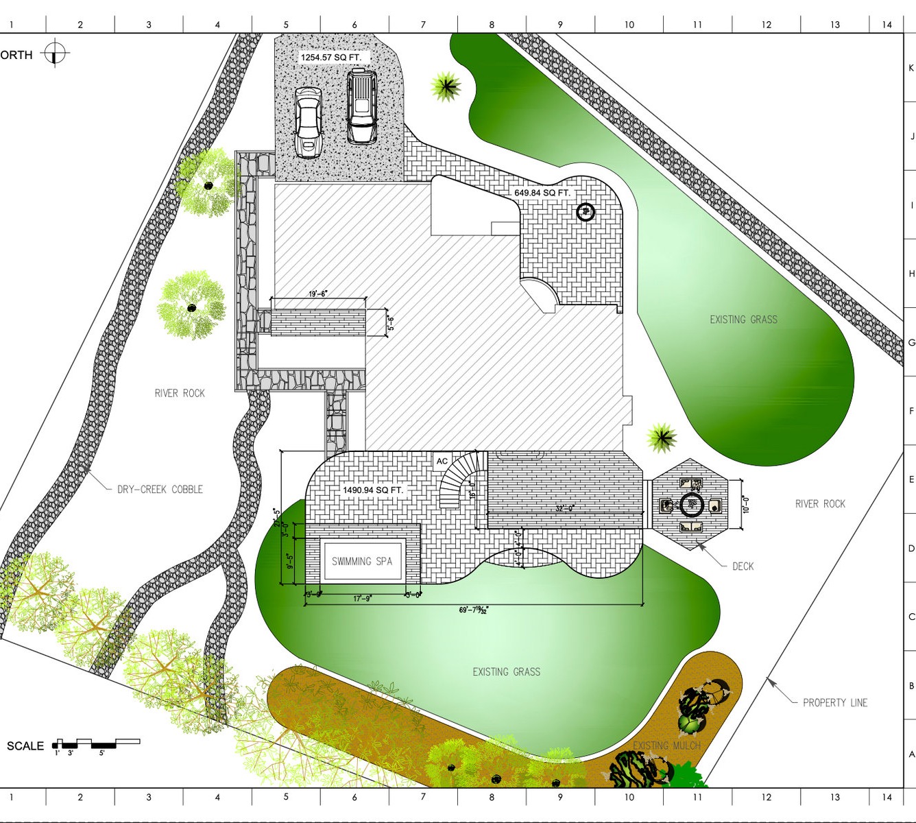 Landscape design plan
